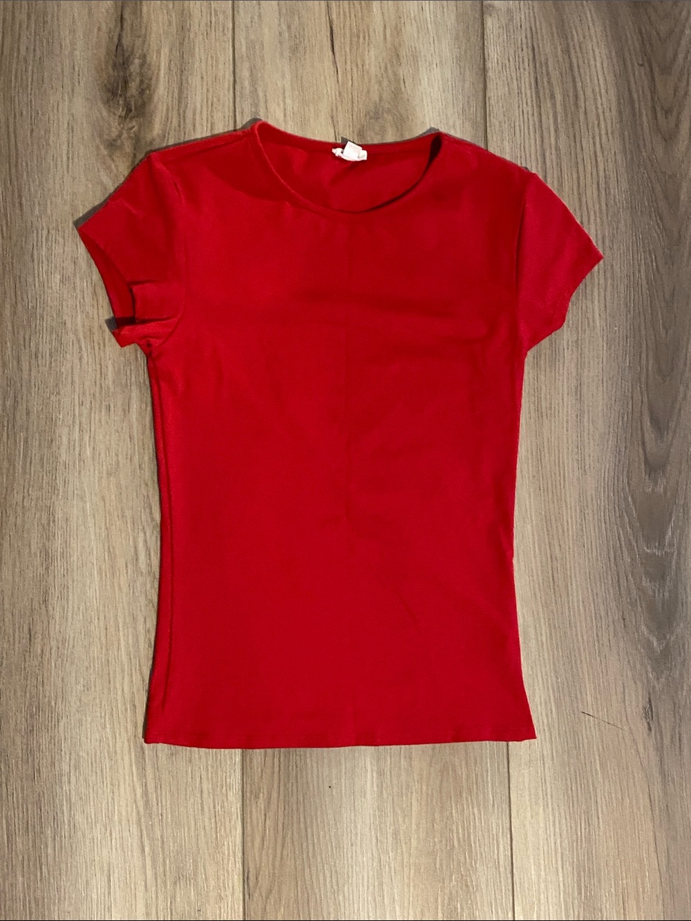 Garage Red Short Sleeve Crewneck Tee